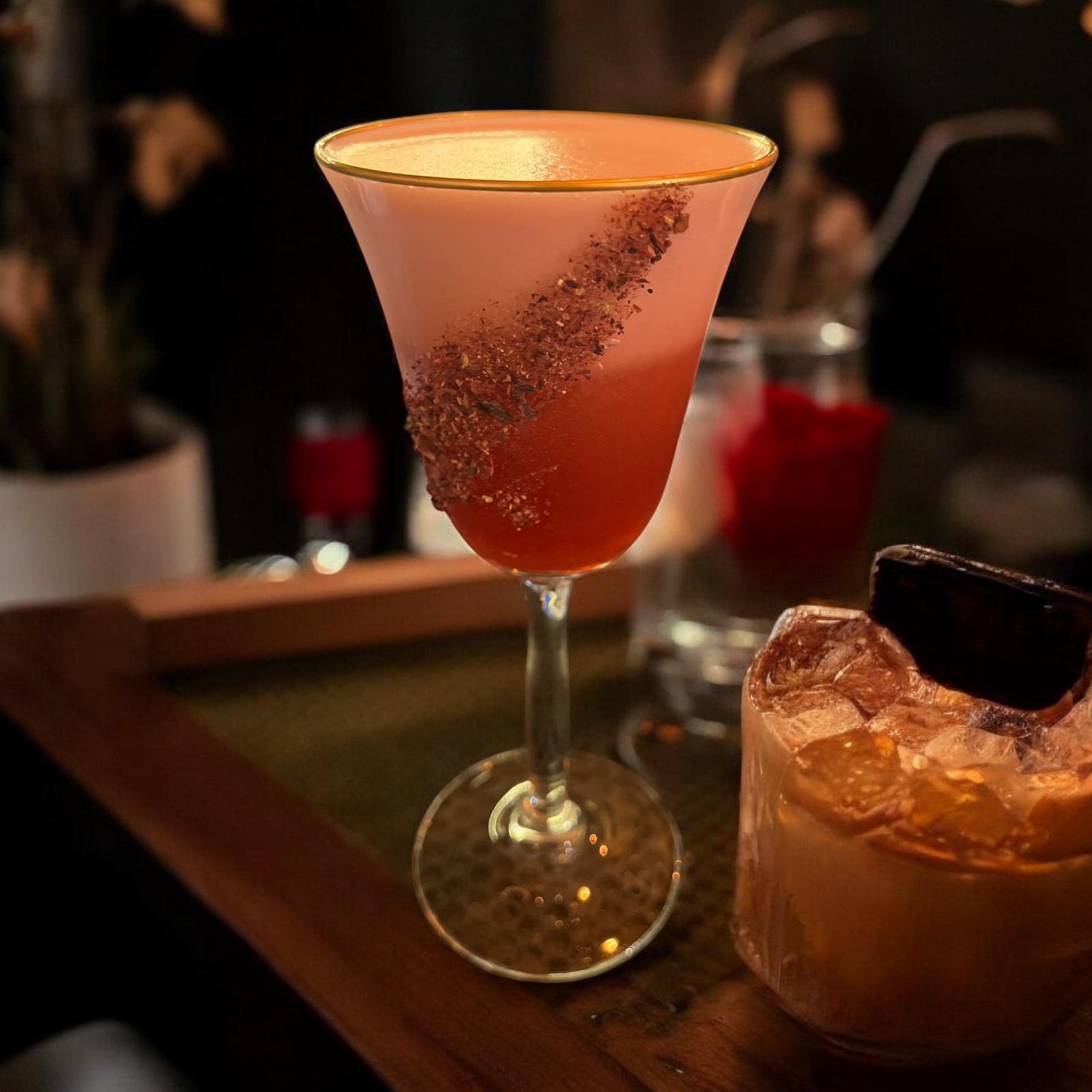 A shot of the bar's interior